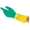 Gant protection chimique Bi-Colour 87-900 T. 9,5-10 vert/jaune EN 388,...