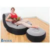 Ensemble fauteuil + pouf gonflables ultra lounge - intex