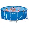 Intex Piscine Ronde avec Escalier Escabeau Structure Acier 457x122 cm