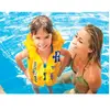 Intex Gilet de natation - EMINZA - Pool School - Mixte - Enfant - Jaune - PVC - Extérieur