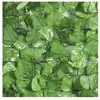 JARDIDECO Haie artificielle Feuilles de rosier 6 m - 2 rouleaux 3 x 1 m -