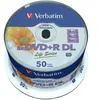 Verbatim DVD+R DL Doble Capa 8x Printable Tarrina 50 Unds