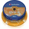 DVD-R VERBATIM - 120 min - 16x - 47 Go - Scratch résistant - Spindle de 25