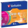 Verbatim - dvd-r 16x couleur, 5 pièces en slimcase (43557)