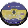 DVD+RW - VERBATIM - Spindle de 10 - 4.7 Go - 120 minutes - Vitesse maxi d'écriture 4x