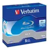 BD-R VERBATIM - Pack de 5 disques Blu-ray SL 6x - 25 Go