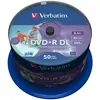 Lot de 50 DVDR 8x Verbatim - Double couche - Imprimable Import Royaume Uni