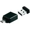 Verbatim Store n Go Clé USB avec Adaptateur Nano Micro USB 16 Go Noir