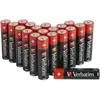 Verbatim Battery Alkaline, Mignon, AA, LR6, 1.5V , Blister (20-Pack) (49877)