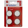 Verbatim Pile Verbatim CR2450 - Pile au lithium 3V (pack de 4)