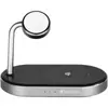 VERBATIM 49556 Chargeur sans fil - 3 en 1, Qi, MFi, WCS-02, noir