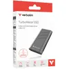 Verbatim TurboMetal SSD 1 to (SSD Externe, USB4, jusqu'à 3 150 Mo/s de...