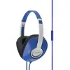 Koss UR23i - Ecouteurs avec micro - circum-aural - filaire - jack 3,5mm - bleu