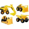 Caterpillar Pack De 4 Véhicules De Construction