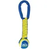 Balle Tennis 31 Cm Avec Torsion Remorqueur - Bleu Et Vert - Pour Chien