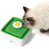 Laroy Duvo Distributeur Chat   Catit Fontaine à eau Flower Mini coloris vert   1,5 litres