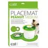 CAT IT Napperon en forme d'arachide - Format moyen - Vert - Pour chat