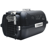 Catite White Tiger Voyageur Cage de transport pour chat noire, L57 x l38 x H31cm