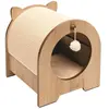 Vesper Minou - Mignon Chat Cachette, Lit et Griffoir en Un - Meubles C...