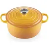 Cocotte ronde - fonte émaillée nectar - Ø24 cm 4,2 l Le Creuset