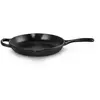 Le Creuset Skillet Signature en Fonte Émaillée, Rond, 23 cm, 1,93 kg, Noir Mat, 20182230000422
