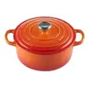 Le Creuset Cocotte Signature Ronde En Fonte Émaillée, 28cm, Volcanique