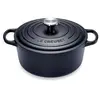 Le Creuset - Cocotte en fonte ronde noire mate 20 cm Signature