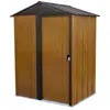 Spacemaker - Abri de jardin métallique Woodlake 54 Marron