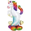 Amscan BALLON ALU FIGURINE LICORNE 83X139CM MULTICOLORE