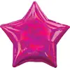 RueDeLaFete Ballon aluminium etoile 48 cm : Fuchsia