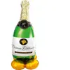 Amscan Ballon en aluminium : Bouteille de vin mousseux : 127 cm