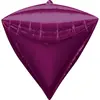 RueDeLaFete Ballon Diamant Rose Mylar