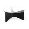 Umbra Table basse ronde D82cm, bois noir