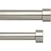 Umbra Tringle à rideaux nickel Cappa 305 à 457 cm Double