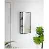 Miroir et étagère de rangement en métal 30 x 61cm UMBRA Noir