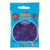 2 000 perles mini (petites perles Ø2,5 mm)- violet transparent
