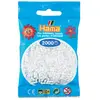 JBM Sachet de perles Hama - 2,5 mm - blanc - 2000 perles