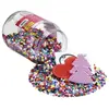 JBM Pot de 7000 Perles et 2 petites plaques princesses et coeur Hama