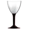 20 Grands verres à Eau, pied chocolat