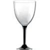 20 Grands verres à Eau, pied Noir