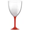 20 Verres maxi avec pieds - Rouge Mat KIT VERRES 1 - ROUGE MAT