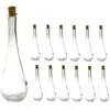 Lot 12 Vases soliflore en verre Ronds 18 cm KIT11958