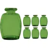 LOT de 6 vases Elisa Vert olive 16 cm KIT11969-20