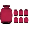 LOT de 6 vases Elisa Fuchsia 16 cm KIT11969-04