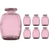 LOT de 6 vases Elisa Rose 16 cm KIT11969-03