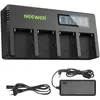 Neewer Chargeur de batterie NP-F x4 avec écran LCD
