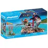 PLAYMOBIL Aventure Pirate avec Radeau Flottant, Canons et Trésor Éblou...