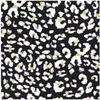 Tissu viscose/lin imprimé léopard vendu par 50 cm(...) - Bleu