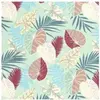 Tissu viscose imprimé feuilles vendu par 50 cm(...) - Vert