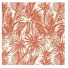 GENERIQUE Tissu viscose crêpe plantes vendu au mètre(...) - Orange